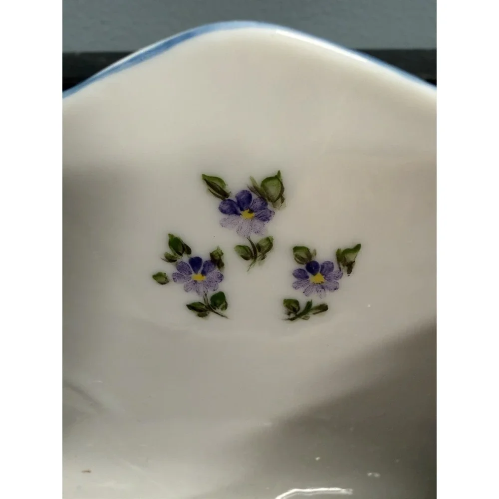 Anna Weatherley Hand Painted Porcelain Letter‎ Mail Napkin Holder Hungary BP1